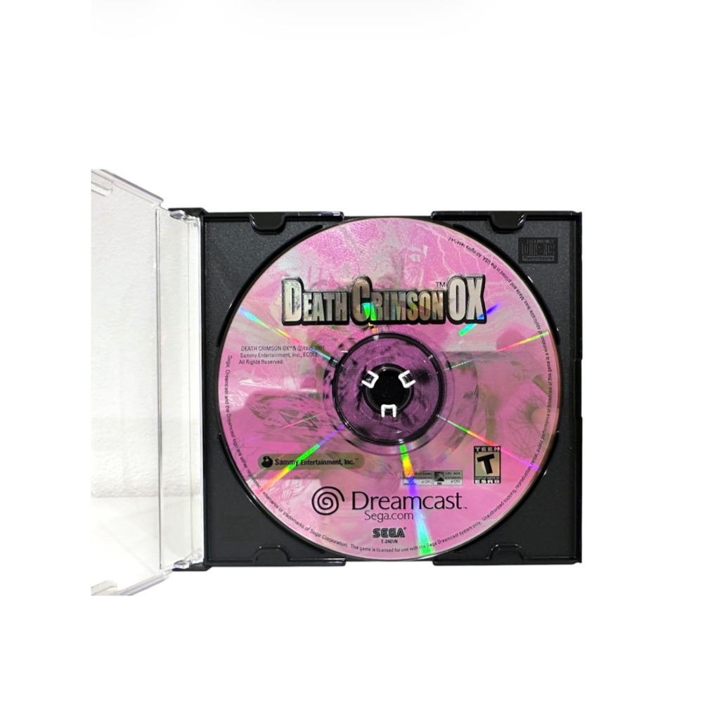 Death Crimson OX Sega Dreamcast 2001 Disc Only - Clean Authentic NTSC-U